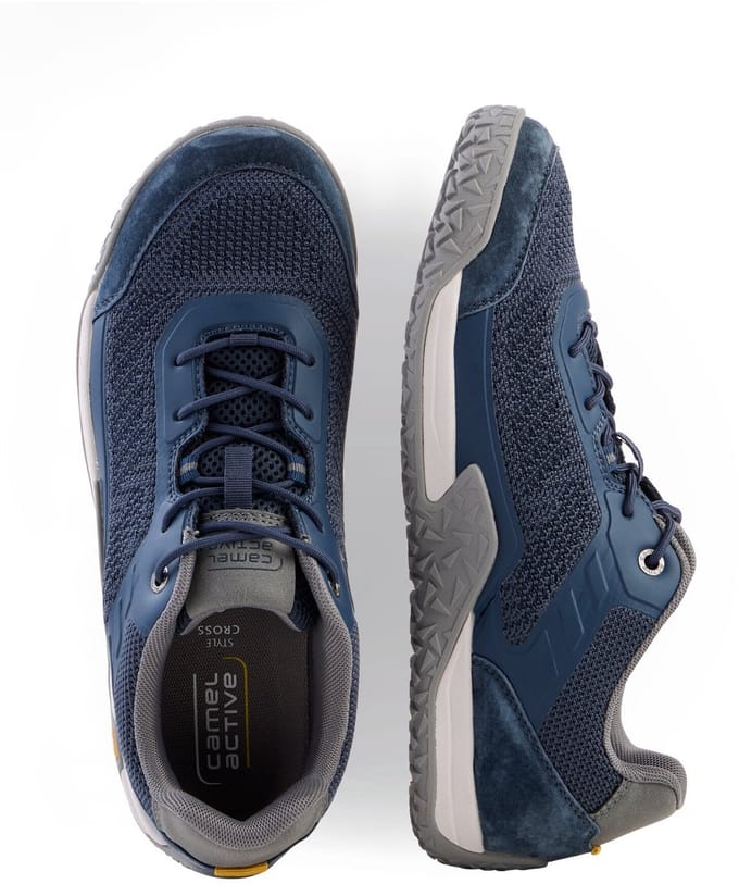 camel active Lage sneaker met flexibele zachte zool - Maat menswear-41 - Navy