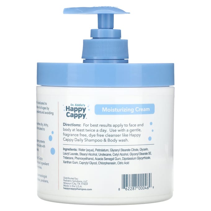 Happy Cappy, crème hydratante, sans parfum, 350 ml (355ml) gray