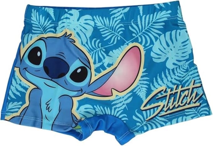 Zwembroek jongens - Lilo & Stitch - Maat 122/128 - 7/8 Jaar