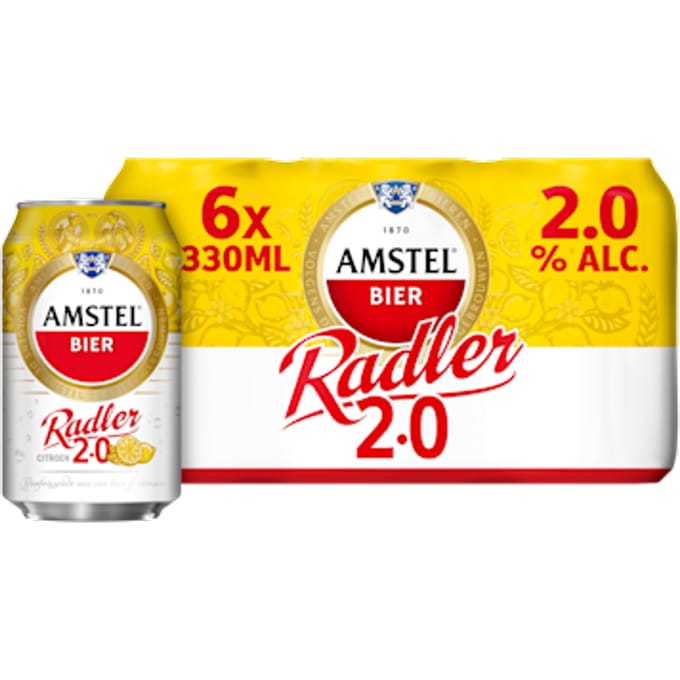 Radler citroen bier blik