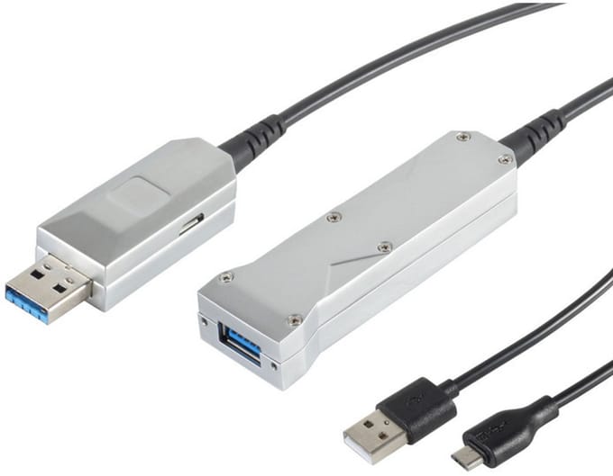 Optische USB 3.0 Verlängerung, 10,0m