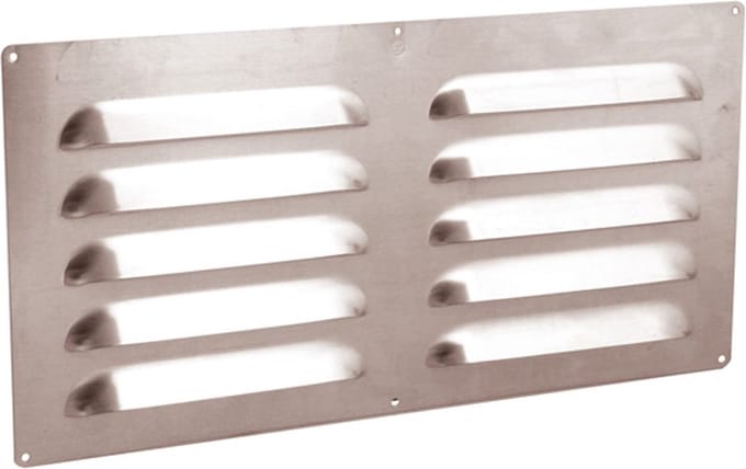 Nedco schoepenrooster 500x200mm - bold line - kleine schoep - aluminium