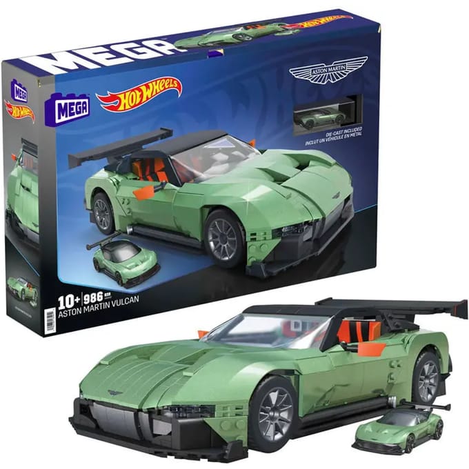 Auto spelletjes Mattel Hot Wheels Aston Martin Vulcan Mega Construx