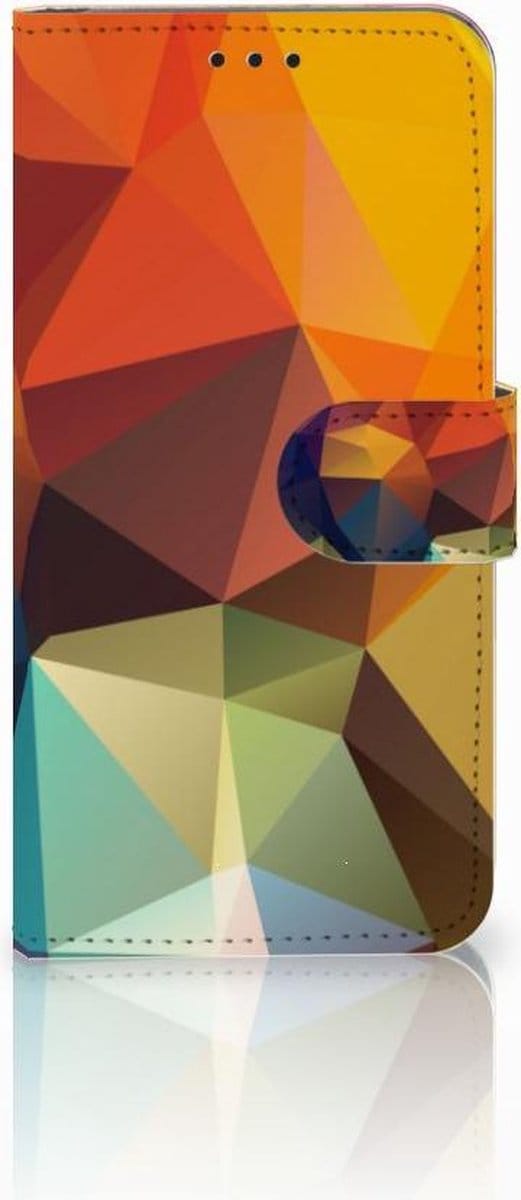 Boekhoesje voor Huawei P30 Lite (2020) Book Case Polygon Color