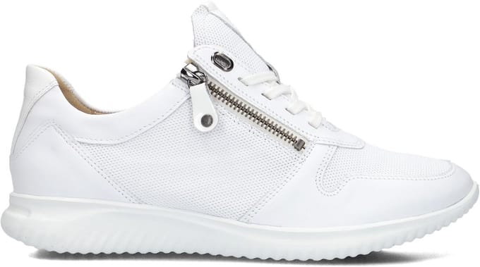 Hartjes 162.1124/99 - Dames veterschoenen - Kleur: Wit/beige - Maat: 41