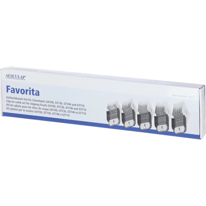 Aesculap Opzetkammen Favorita Combi set GT170