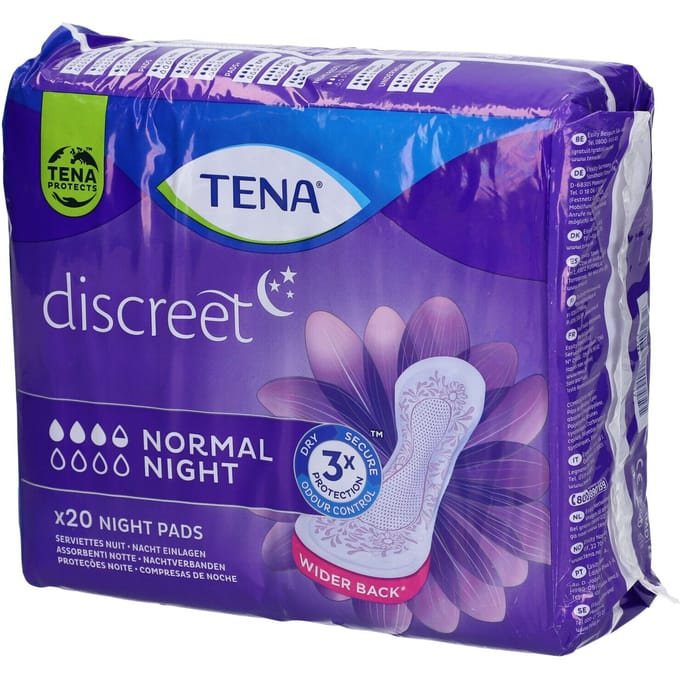 Tena Discreet Normal Night - 1 pak van 20 stuks