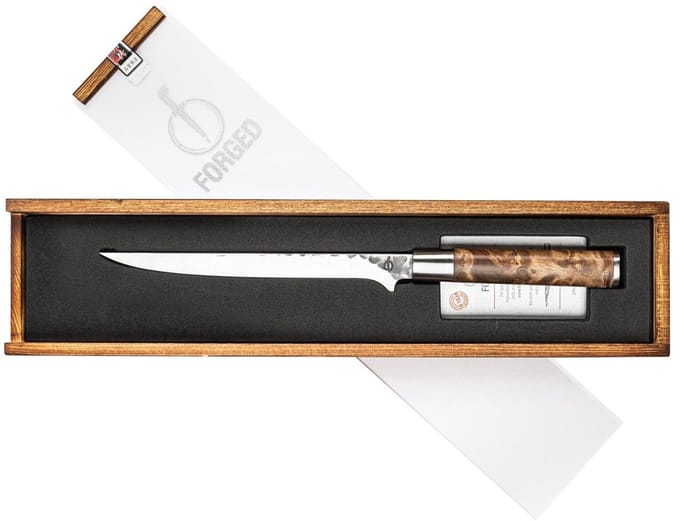 Forged VG10 Vis Fileermes - 18cm - Flexibel