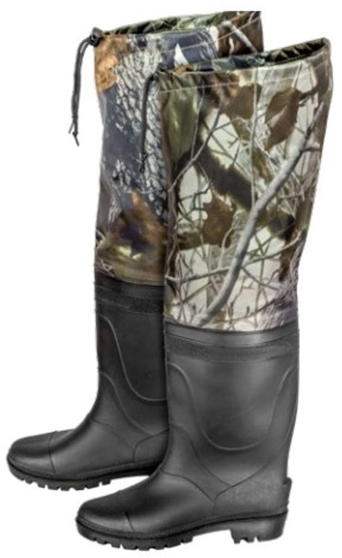 Carp Zoom Camou Thigh Waders 45-46 - Lieslaarzen