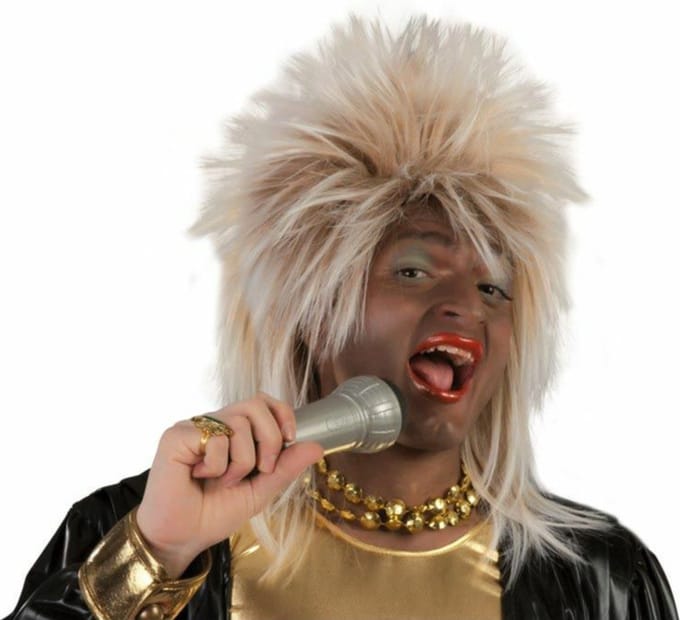 Fiestas Guirca Pruik Tina Turner Synthetisch Blond One-size