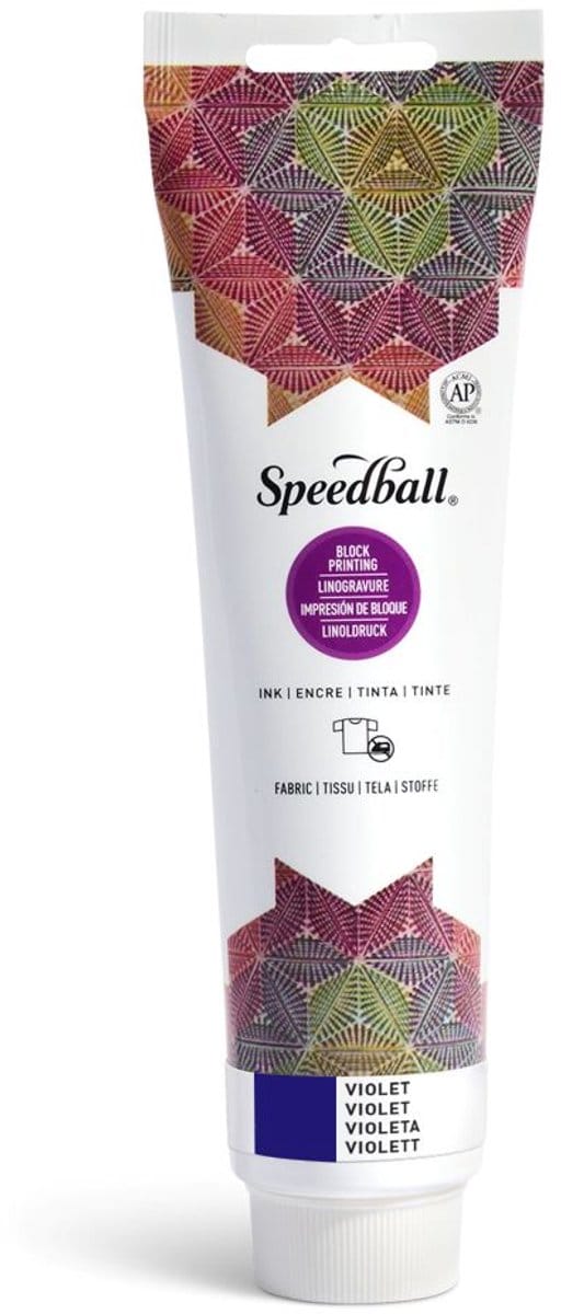 Fabric block printing ink violet - Speedball