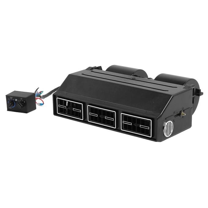 Onder het dashboard Koeler Assemblage Unit AC Airconditioning Verdamper Kit met 3 Luchtstroom Snelheden voor Auto Vrachtwagen black