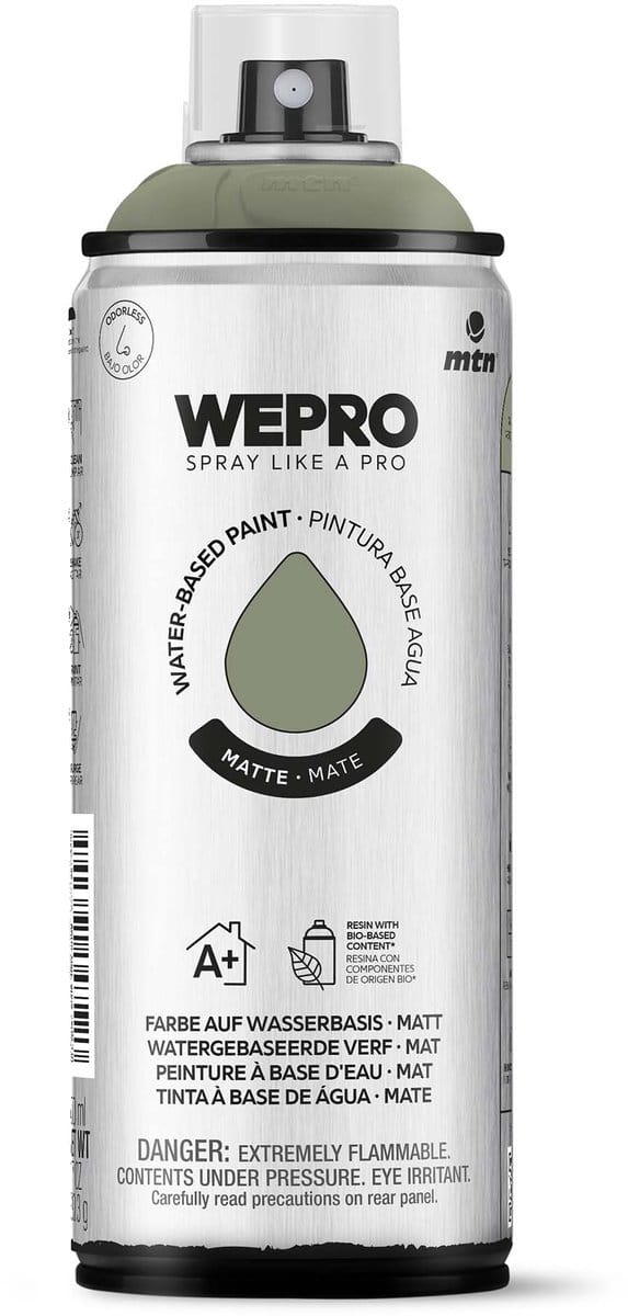 Spuitbus Groen Camo Mat MTN WEPRO WATER-BASED PAINT 400ML