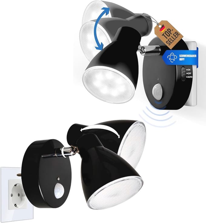 Set van 2 LED sensor nachtlampjes met bewegingssensor - Veiligheidslicht voor elke ruimte