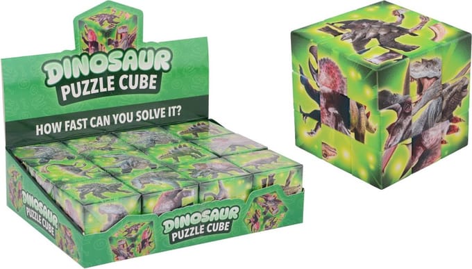Johntoy Dinosaur Brain Puzzle Cube Blok