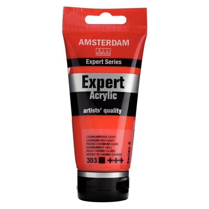Amsterdam Expert Series Acrylverf - 75 ml - Cadmiumrood Licht 303   8712079289218   Verf
