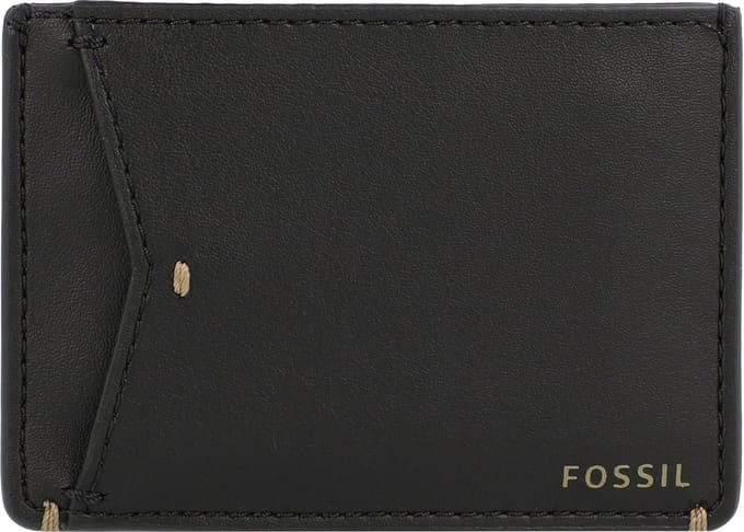 Fossil Joshua creditcard etui 10 cm - 2 Sleuven - black