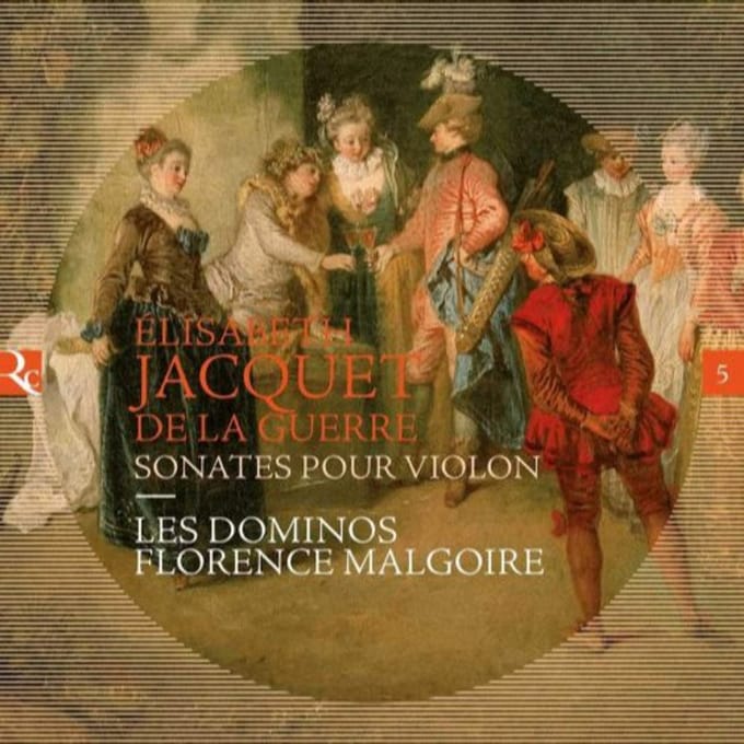 Les Dominos, Florence Malgoire - De La Guerre: Sonates Pour Violon (CD)
