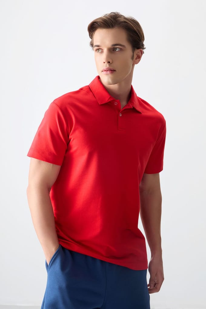 Oversized Polokraag T-Shirt