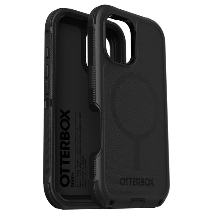 OtterBox Defender Pro Backcover met MagSafe voor de Apple iPhone 16 - Zwart