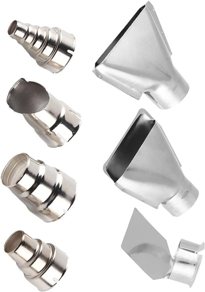 Dailygoody - Heißluftpistole Düse - Accessoireset 7 Stuks - Roestvrij
