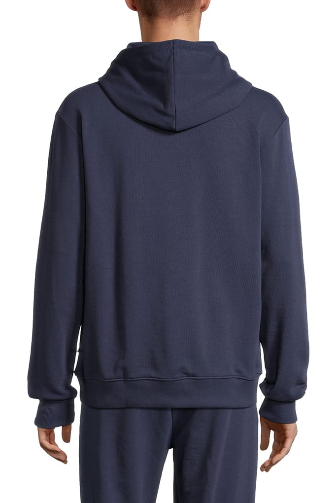 FILA Landen Regular Hoodie Black Iris Größe: S | Kaputzenpullis Outlet | Herren | Schwarz