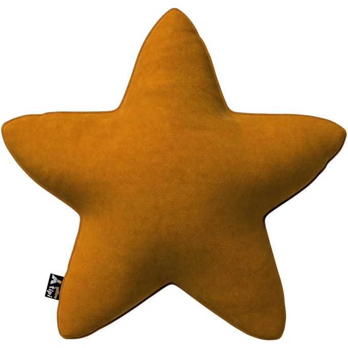 Kussen Yellow Tipi Lucky Star Posh Velvet