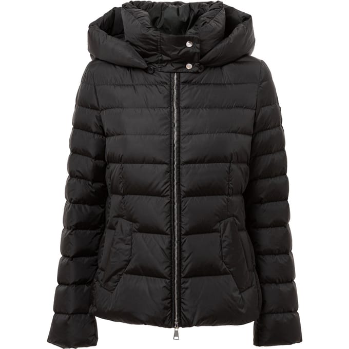 Down jacket met uitneembare capuchon Add