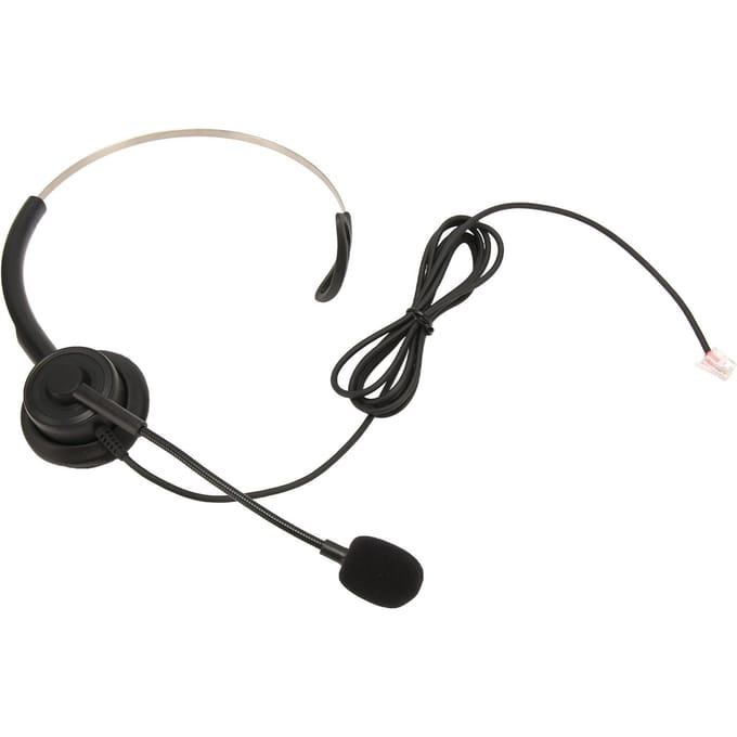 Telefoon Headset Enkel Oor Professioneel Ruisonderdrukkend Verstelbaar Bedraad Telefoon Headset voor Gesprek