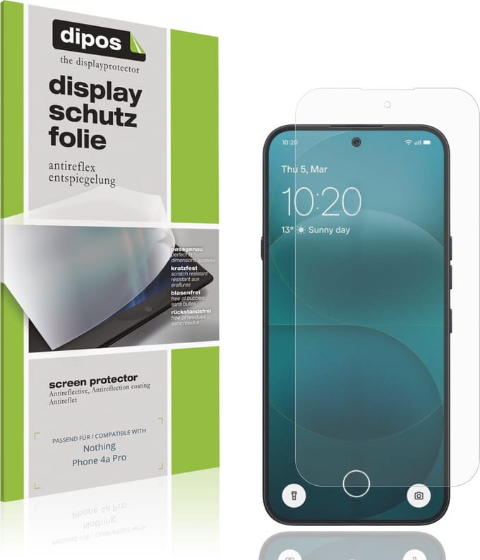 dipos – 4x Matte Beschermfolie geschikt voor Nothing Phone 4a Pro | Krasbestendige & antireflecterende Screenprotector Ultra-Thin