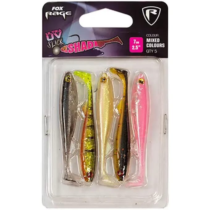 Fox Rage Critters UV - 7 cm - mixed colour pack