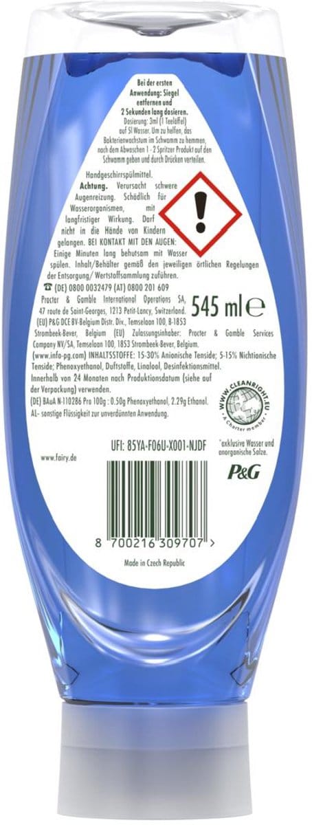 Fairy Handspülmittel Max Power Antibakteriell 545 ml