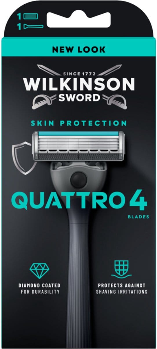 Wilkinson Quattro Scheersysteem + Navulmesjes -