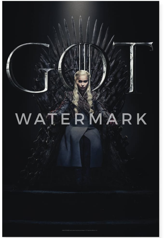 Game Of Thrones Daenerys Targaryen GOT Poster 60x90 cm