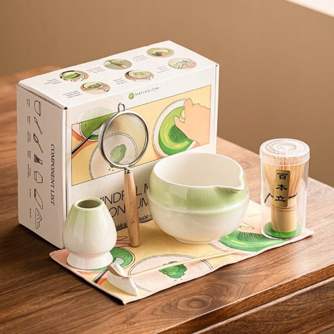 Matcha Set - Starterkit - Klopper & Kom