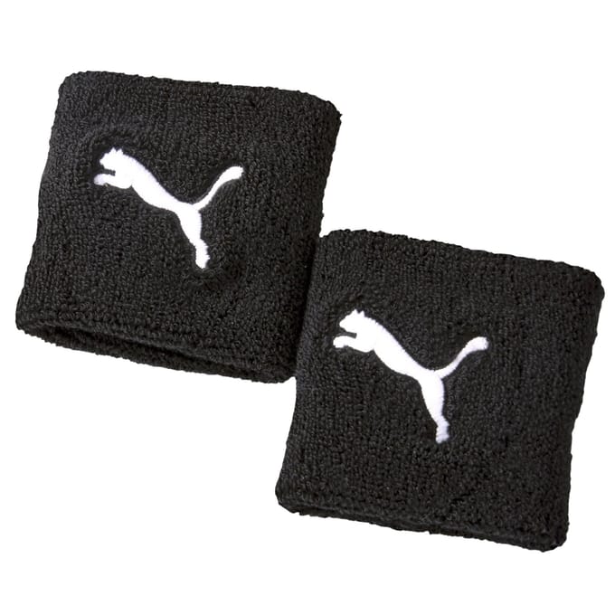 Puma set van 2 zweetbandjes - Zwart