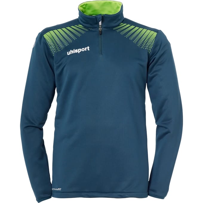 Uhlsport Goal 1/4 Zip Top Petrol-Flash Groen Maat M