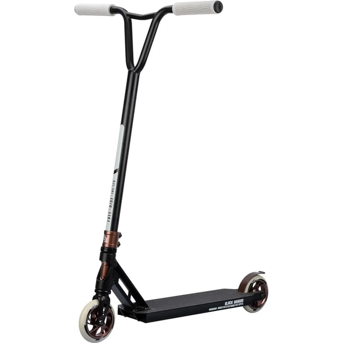 Black Dragon Freestyle Scooter - Freeride IHC 120 - Zwart/Koper - Step - 100KG
