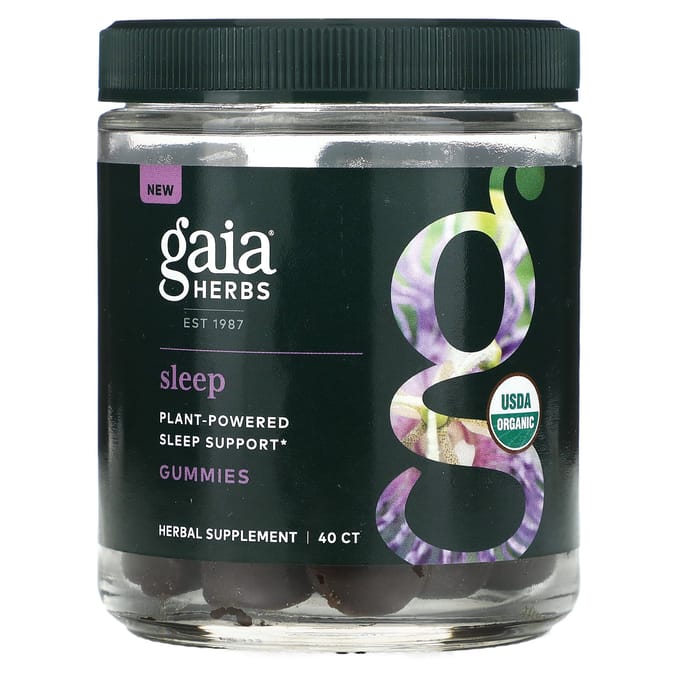 Gaia Herbs, Slaap, 40 gummies