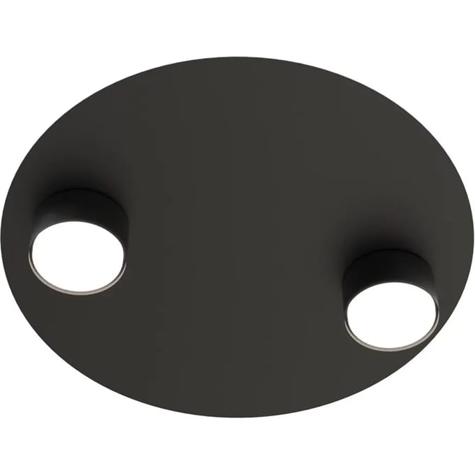 Plafondlamp met 2 lampen Emibig Lighting Bolx