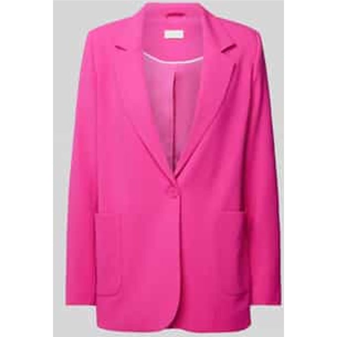Lange blazer met reverskraag