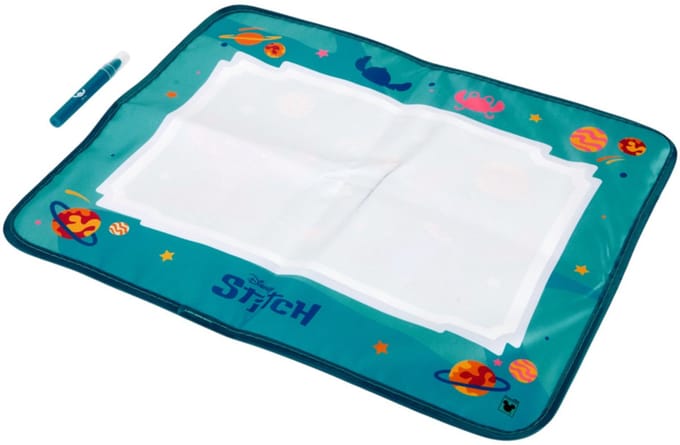 Disney Stitch - Waterkleuren speelmat - met waterpen - 51x41 cm - vanaf 3 Jaar