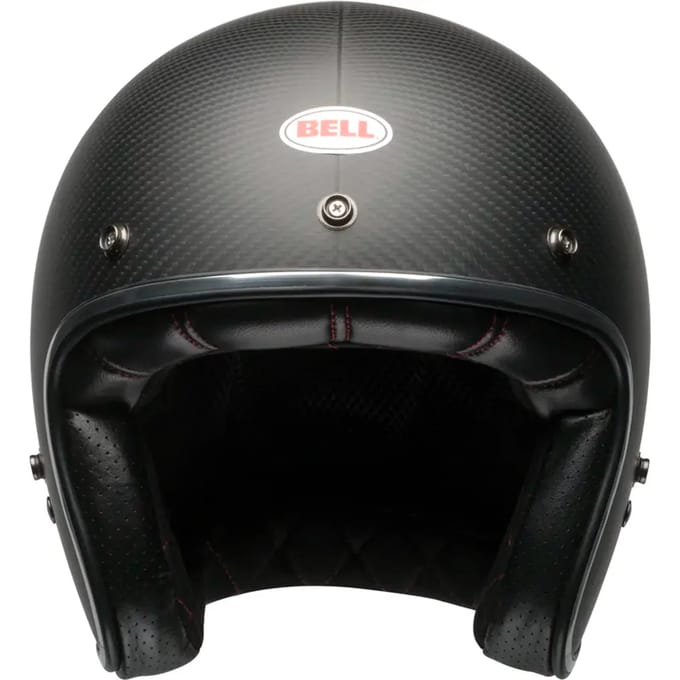 Bell Custom 500 Carbon Solid Mat Zwart Jethelm - Helm