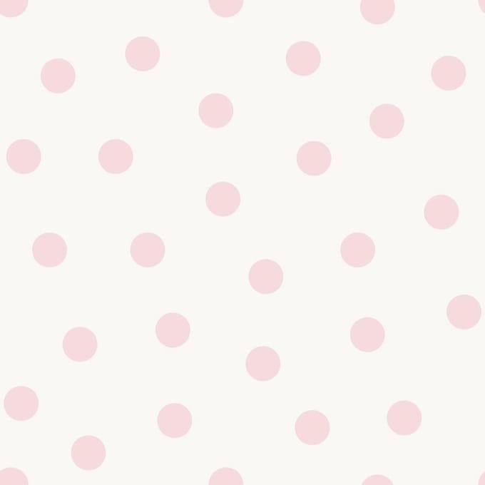 Origin Wallcoverings behang stippen glanzend wit en roze - 347701 - 0,53 x 10,05 m
