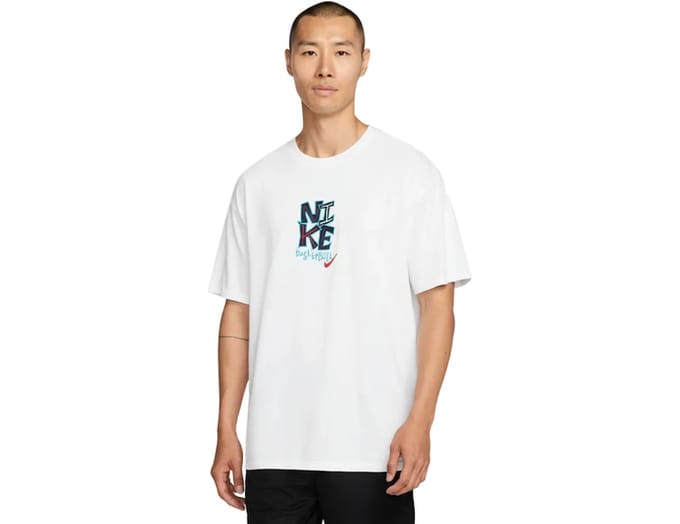 Nike Basketball T-shirt Wit K100