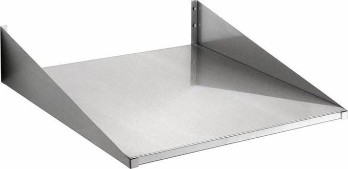 Console / Wandplank RVS 60x60cm