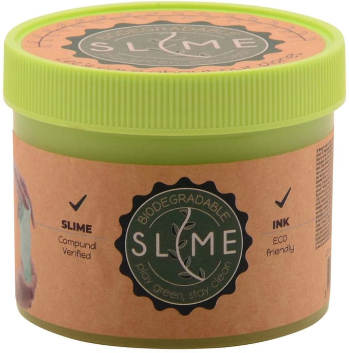 Johntoy biologisch afbreekbaar XL slijm speelgoed multi kleuren display.