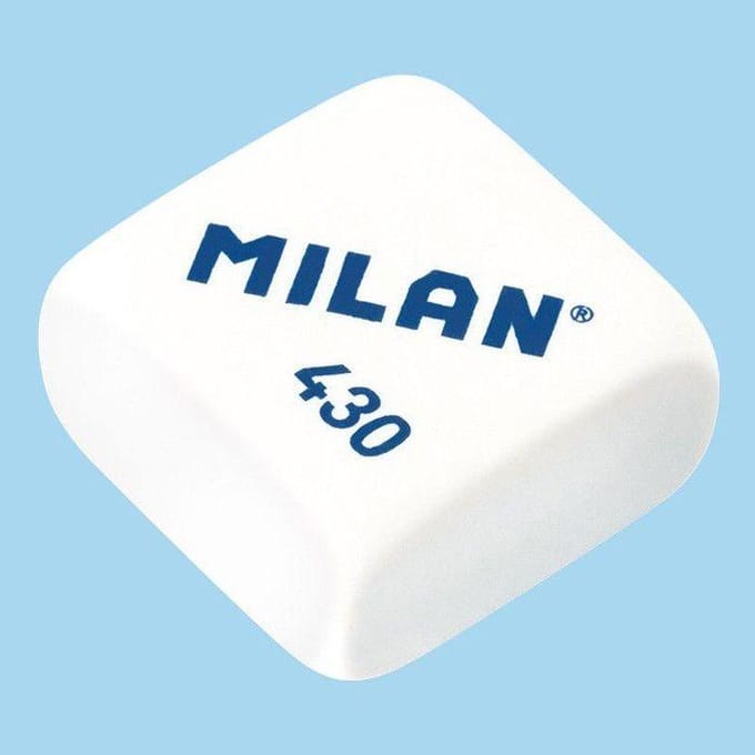 Gomme - MILAN - 430 - Caoutchouc synthétique - Multicolore - Pack de 4 pur