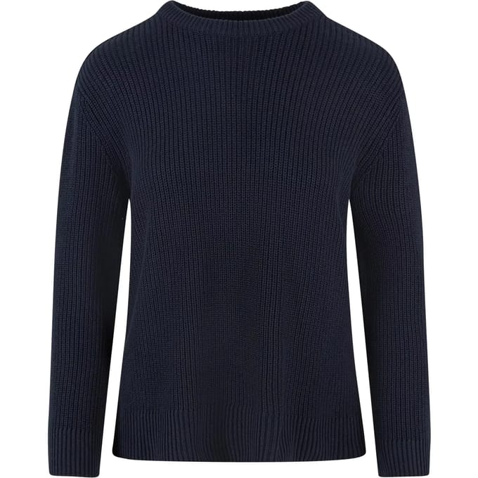 Urban Classics - Rib Knit Sweater/trui - M - Donkerblauw