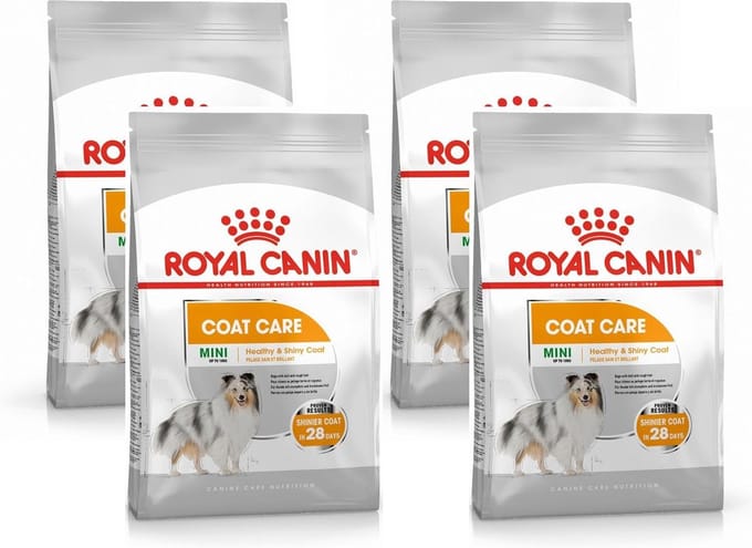 Royal Canin Coat Care Mini - Hondenvoer - 4 x 3 kg